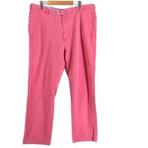 Peter Millar chino pants pink trousers golf event business casual sz 38